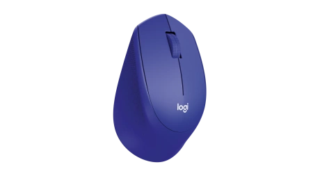 Мышь беспроводная Logitech M330 SILENT PLUS синяя