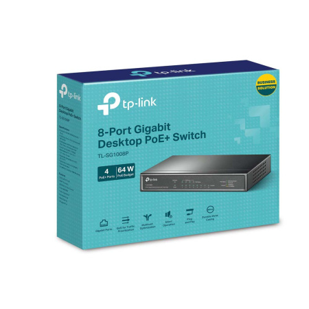 Коммутатор TP-LINK TL-SG1008P