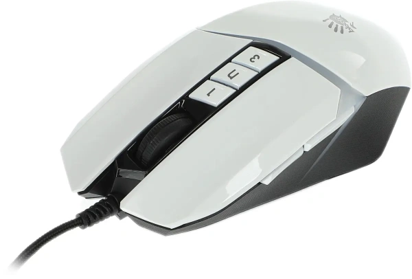 Мышь проводная A4Tech Bloody W60 Max белый