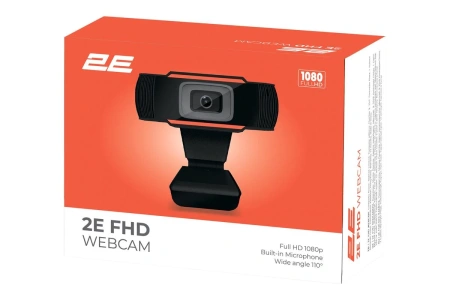Веб-камера 2E FHD USB Black (2E-WCFHD)