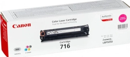 Картридж лазерный Canon 716M пурпурный, с чипом