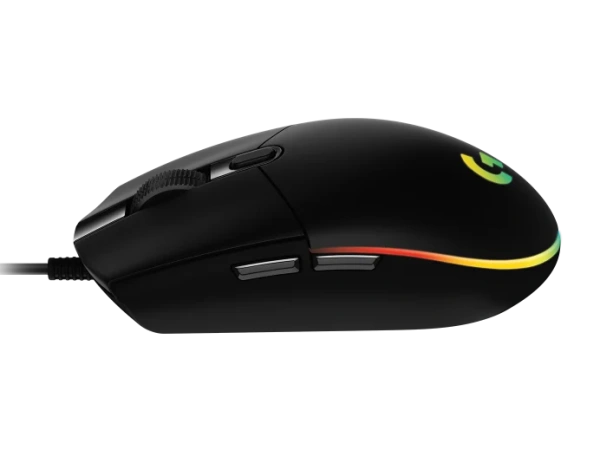 Мышь проводная Logitech G203 LIGHTSYNC RGB черный