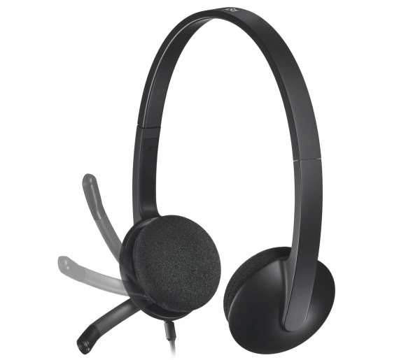 Компьютерная гарнитура Logitech USB Headset H340