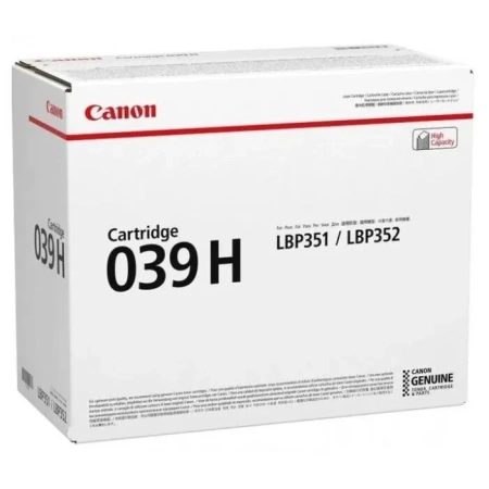 Картридж Canon Cartridge 039 H черный Картридж Canon Cartridge 039 H черный
