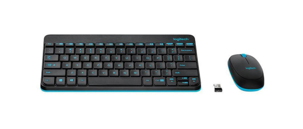 Клавиатура+мышь беспроводная Logitech MK245 черный