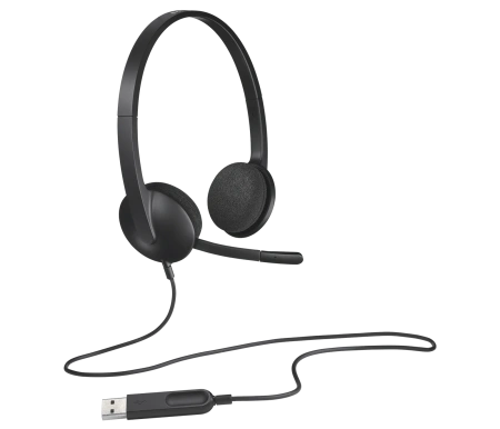 Компьютерная гарнитура Logitech USB Headset H340