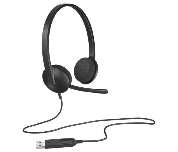 Компьютерная гарнитура Logitech USB Headset H340
