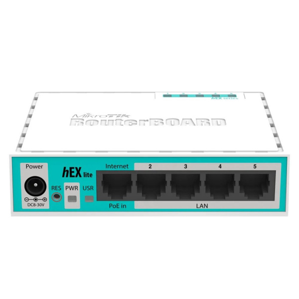 Маршрутизатор MikroTik hEX lite (RB750r2) Маршрутизатор MikroTik hEX lite (RB750r2)