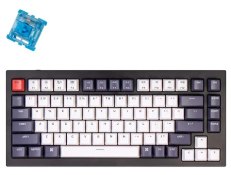 Клавиатура проводная Keychron Q1 Blue