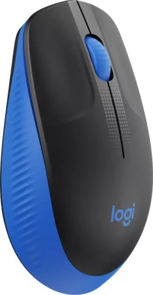 Мышь беспроводная Logitech M190, синий / черный Мышь беспроводная Logitech M190, синий / черный