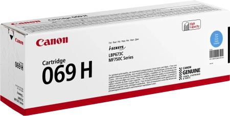 Картридж Canon 069H C голубой