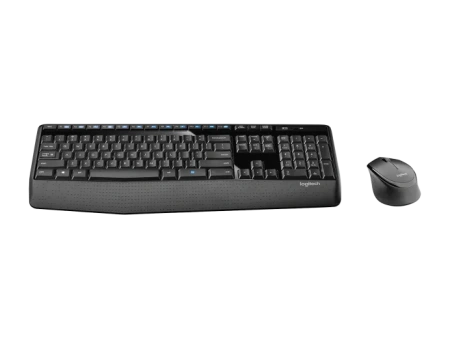 Клавиатура+мышь беспроводная Logitech MK345 черный