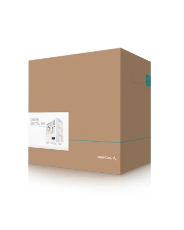 Корпус DEEPCOOL CH560 DIGITAL белый Корпус DEEPCOOL CH560 DIGITAL белый