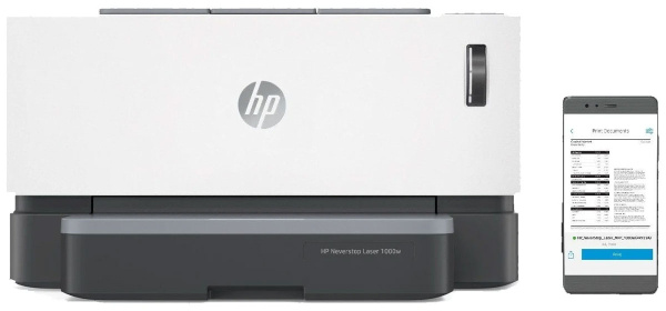 Принтер лазерный HP Neverstop Laser 1000w
