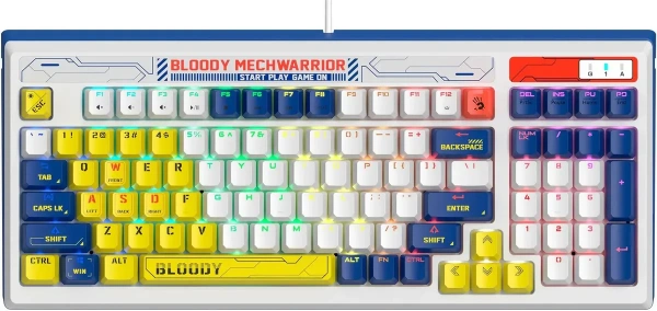 Клавиатура проводная A4Tech Bloody B950 Warrior Blue Клавиатура проводная A4Tech Bloody B950 Warrior Blue