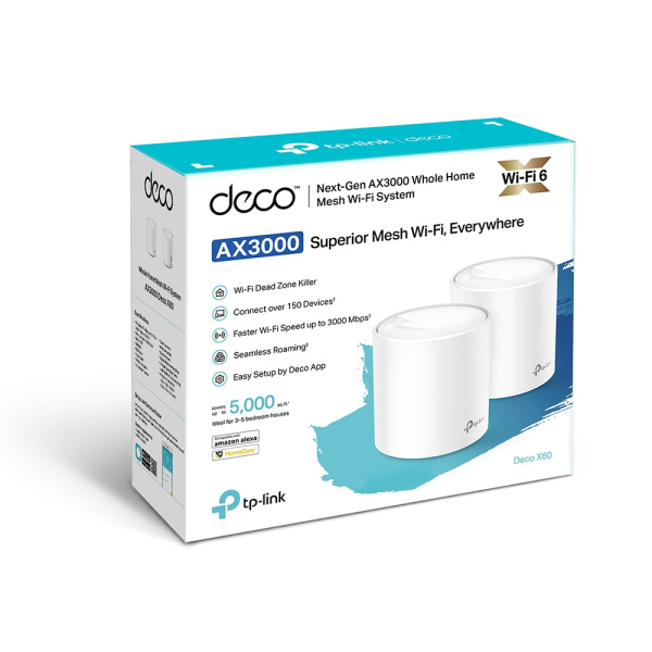 MESH-комплект TP-Link Deco X60 (2-pack) MESH-комплект TP-Link Deco X60 (2-pack)