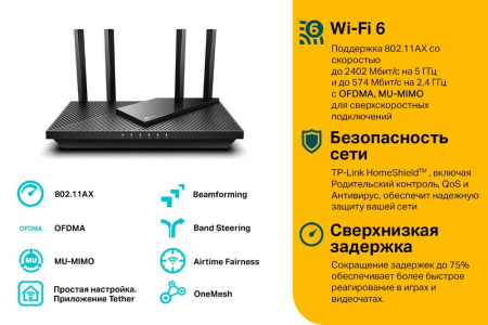 Wi-Fi роутер TP-Link Archer AX55 Wi-Fi роутер TP-Link Archer AX55