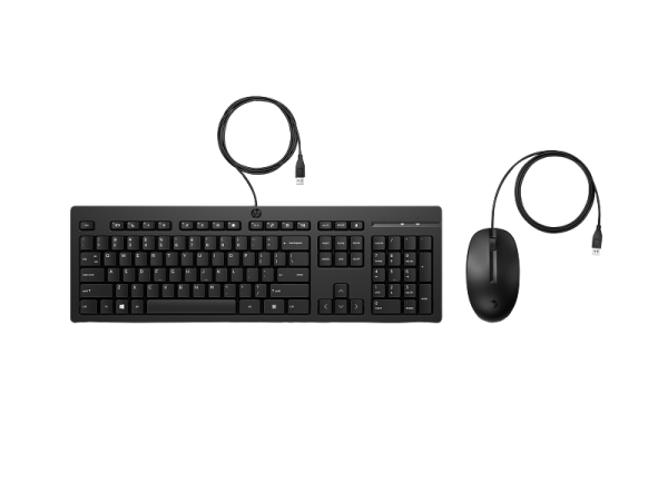 Комплект клавиатура+мышь проводная HP 255 (286J4AA)