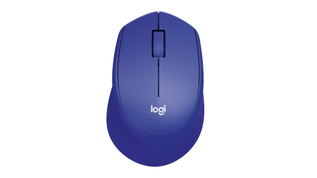 Мышь беспроводная Logitech M330 SILENT PLUS синяя