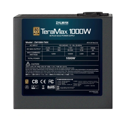Блок питания Zalman Power supply TeraMax 1200-TMX (1200W)