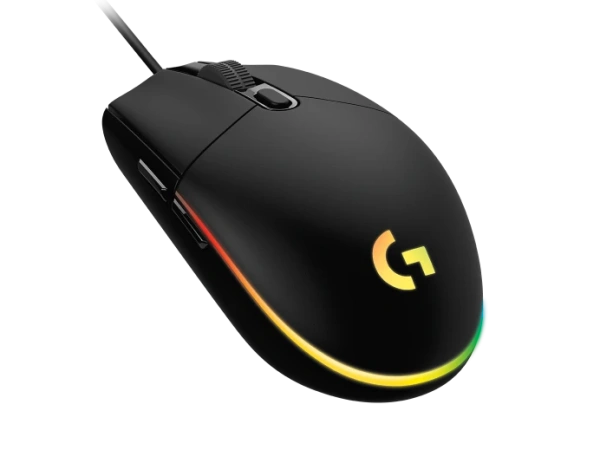 Мышь проводная Logitech G203 LIGHTSYNC RGB черный