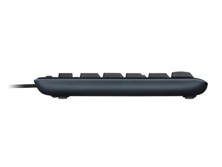 Клавиатура+мышь проводная Logitech MK200 черный