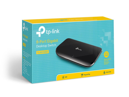 Коммутатор TP-LINK TL-SG1008D Коммутатор TP-LINK TL-SG1008D