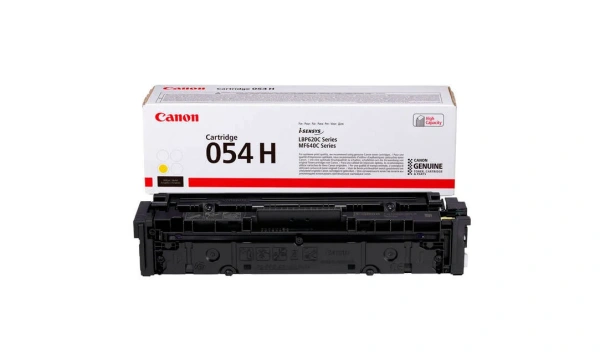 Картридж лазерный Canon 054H Y желтый Картридж лазерный Canon 054H Y желтый