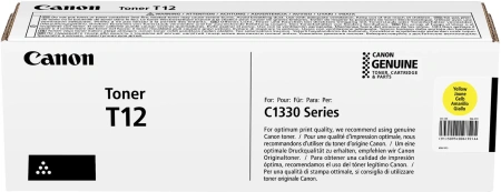 Картридж Canon T12 Y желтый