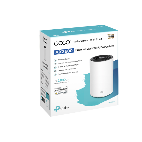 MESH-комплект TP-Link Deco X68 (1 pack) MESH-комплект TP-Link Deco X68 (1 pack)