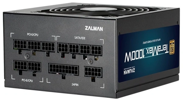 Блок питания ZALMAN TeraMax ZM1000-TMX 1000 Вт (ZM1000-TMX) Блок питания ZALMAN TeraMax ZM1000-TMX 1000 Вт (ZM1000-TMX)