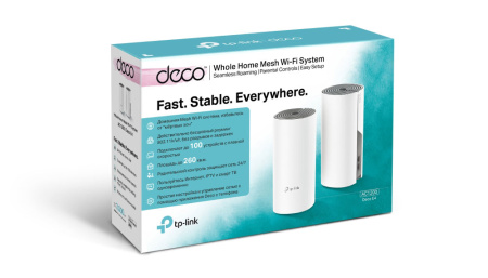 MESH-комплект TP-Link Deco E4 (2-pack)