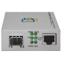 Медиаконвертер 10/100/1000-Base-T c PoE / 100/1000Base-FX с SFP-портом