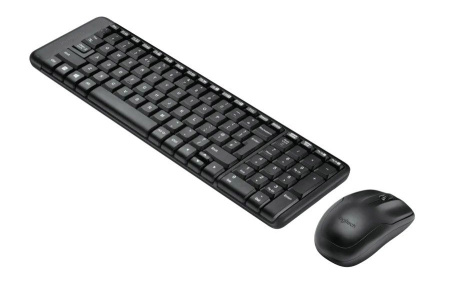 Комплект клавиатура + мышь Logitech Wireless Combo MK220 Black USB Комплект клавиатура + мышь Logitech Wireless Combo MK220 Black USB