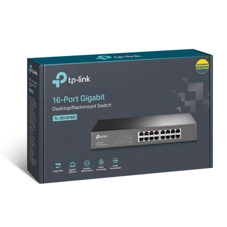 Коммутатор TP-LINK TL-SG1016D Коммутатор TP-LINK TL-SG1016D