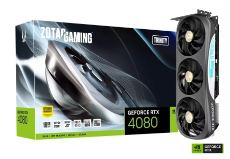 Видеокарта ZOTAC GAMING GeForce RTX 4080 Trinity Видеокарта ZOTAC GAMING GeForce RTX 4080 Trinity