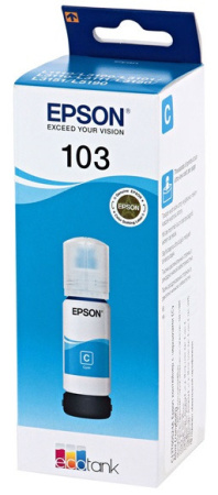Чернила Epson 103 Ecotank Ink Bottle Cyan (C13T00S24A)