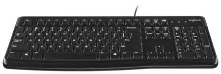 Клавиатура проводная Logitech Keyboard K120 EER Black USB