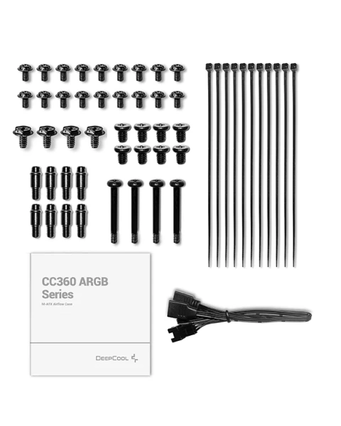 Корпус DEEPCOOL CC360 ARGB белый Корпус DEEPCOOL CC360 ARGB белый