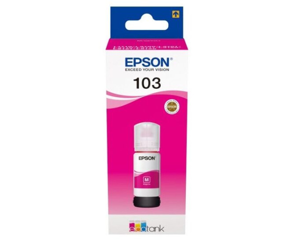 Чернила Epson 103 Ecotank Ink Bottle Magenta (C13T00S34A)