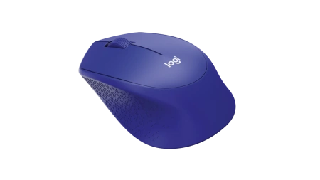 Мышь беспроводная Logitech M330 SILENT PLUS синяя