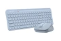 Клавиатура+мышь беспроводная A4Tech Fstyler FG3300 Air синий