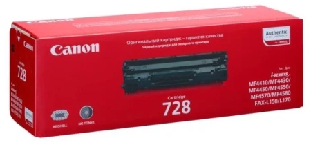 Картридж лазерный Canon 728 черный, с чипом