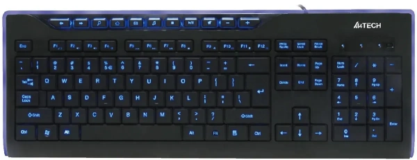 Клавиатура проводная A4Tech KD-800L Клавиатура проводная A4Tech KD-800L