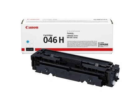 Картридж лазерный Canon 046H голубой, с чипом