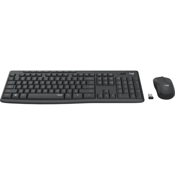 Комплект клавиатура+мышь беспроводная Logitech Combo MK295 Black