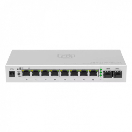 Неуправляемый POE коммутатор SNR-S1908GP-2S Неуправляемый POE коммутатор SNR-S1908GP-2S