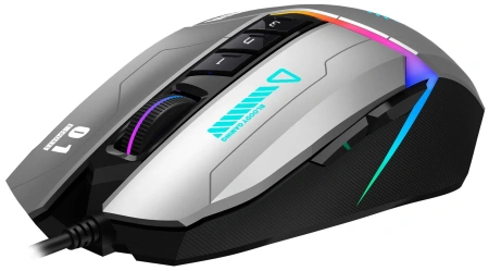 Мышь проводная A4Tech Bloody W60 Max Gun серый