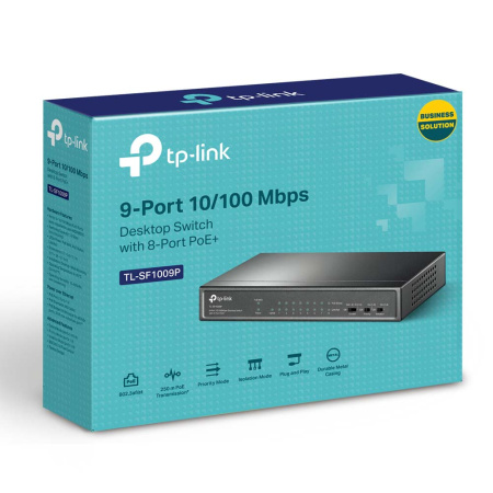 Коммутатор TP-LINK TL-SF1009P Коммутатор TP-LINK TL-SF1009P