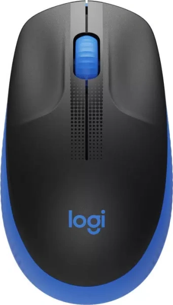 Мышь беспроводная Logitech M190, синий / черный Мышь беспроводная Logitech M190, синий / черный